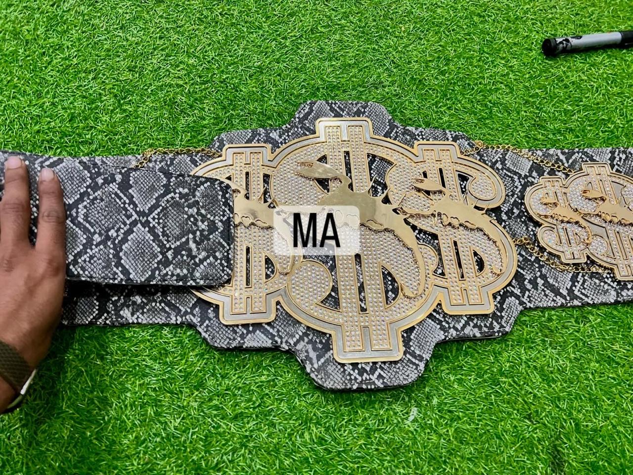 A premium 6mm CNC-crafted Dollar Championship Belt