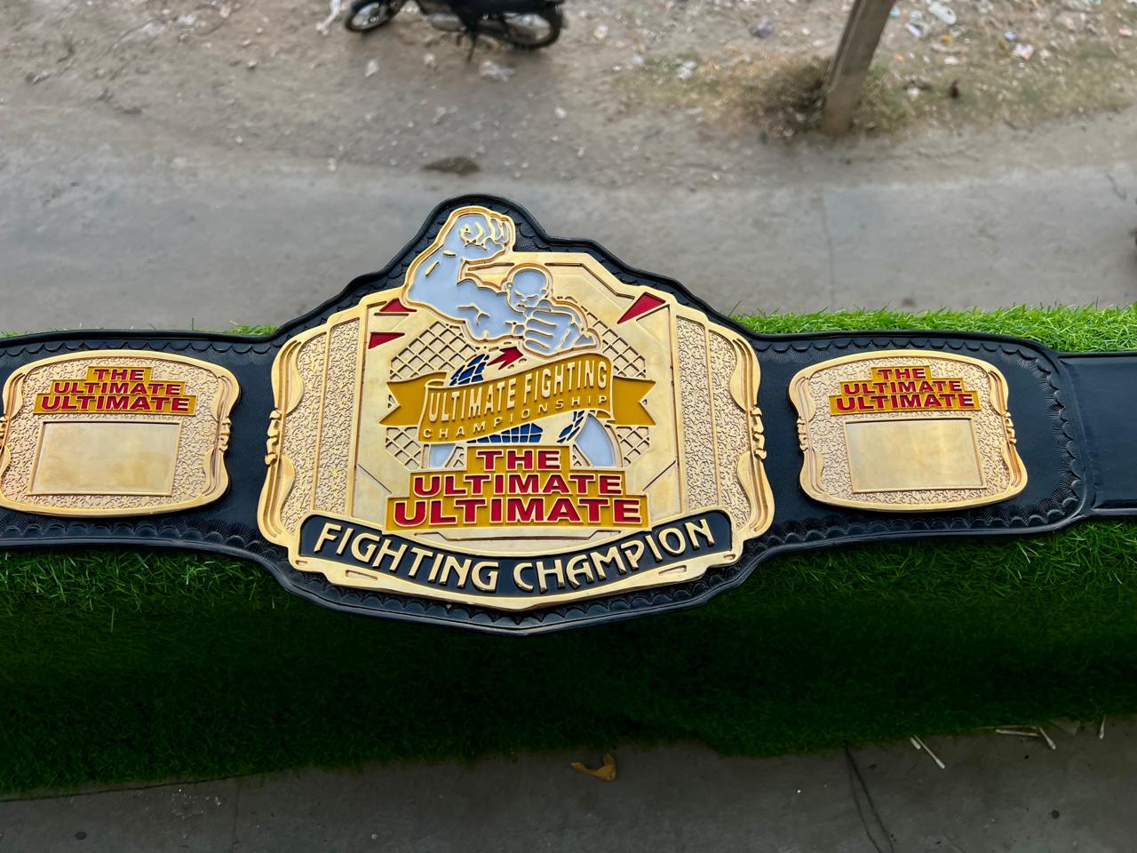 6mm CNC-crafted championship plates Brilliant 24K gold finish