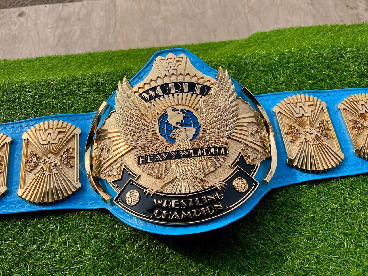 Winged Eagle-inspired championship design Extra-flock textured detailing Brilliant 24K gold finish